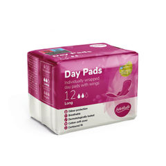 View more details about Interlude Ultra Day Sanitary Pads Long with Wings Pack 12 (Pack of 12)