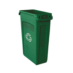 View more details about Rubbermaid Green 87 Litre Slim Jim Venting Channel Container