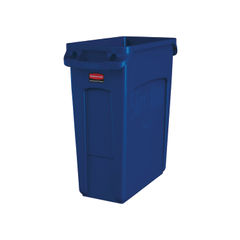 View more details about Rubbermaid 60L Blue Slim Jim Container