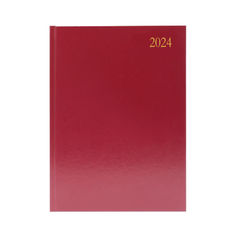 View more details about Desk Diary WTV A4 Burgundy 2024