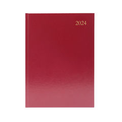 View more details about Desk Diary DPP A5 Burgundy 2024