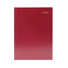 View more details about Desk Diary 2 DPP A5 Burgndy 2024