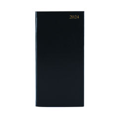 View more details about Slim Desk Diary Port WTV Black 2024