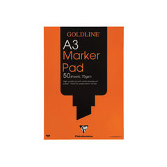 View more details about Clairefontaine Goldline A3 70gsm Marker Pad