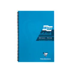 View more details about Clairefontaine Europa A5 Turquoise Notebook (Pack of 5)