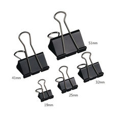 View more details about Foldback Clip 51mm Black (Pack of 10)