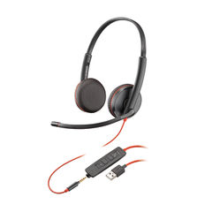 View more details about Plantronics Blackwire Binaural C3225 USB-A