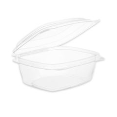 View more details about Vegware Deli Container 8oz Hinged Clear (Pack of 300)