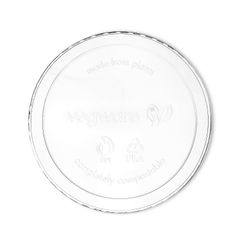 View more details about Vegware Deli Container Lid Round 8-32oz Clear (Pack of 500)