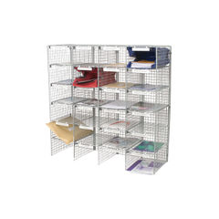 View more details about Go Secure Grey 24 Compartment Mail Sorter