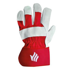 View more details about Polyco Premium Red Leather Rigger Gloves (Pack of 10)