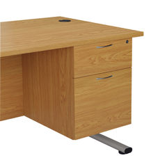 View more details about Jemini 495mm Beech 2 Drawer Fixed Pedestal