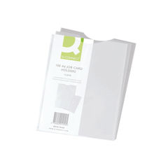 View more details about Q-Connect Card Holder Polypropylene A6 (Pack of 100)