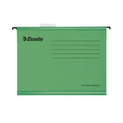 View more details about Esselte Classic A4 Green Suspension File (Pack of 25)