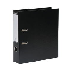 View more details about Guildhall A4 Black 80mm Lever Arch File (Pack of 10)