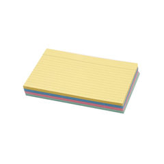 View more details about Concord 152x102mm Assorted Ruled Record Cards (Pack of 100)