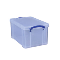 Really Useful Clear 21 Litre Plastic Divided Storage Box 21C+6T+12T