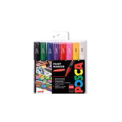 View more details about Posca Uni PC-1M Assorted Paint Marker (Pack of 8)