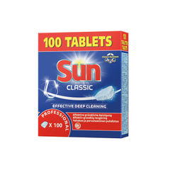 View more details about Sun Professional Classic Dishwasher Tablets (Pack of 100)