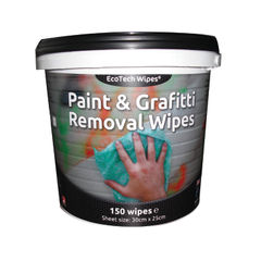 View more details about EcoTech Paint and Graffiti Wipes (Pack of 150)