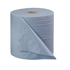 View more details about 2Work 400m Blue 2-Ply Forecourt Rolls (Pack of 2)