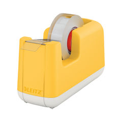 View more details about Leitz Cosy Tape Dispenser with Tape Heavy Base Warm Yellow