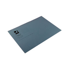 View more details about Q-Connect Square Cut Folder Lightweight 180gsm Foolscap Blue (Pack of 100) KF26033