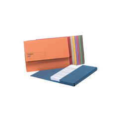 View more details about Guildhall A4/Foolscap Assorted Document Wallets 285gsm (Pack of 50)