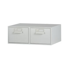 View more details about Bisley 203x127mm Double Grey Card Index Cabinet