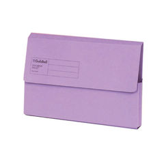 View more details about Guildhall Violet A4/Foolscap Document Wallets 285gsm (Pack of 50)