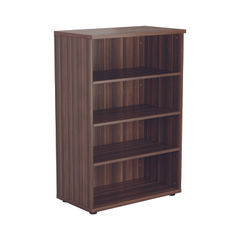 View more details about Jemini 1200 x 450mm Dark Walnut Wooden Bookcase