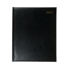 View more details about Collins Quarto Diary Week To View Appointment Black 2024