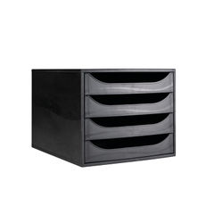 View more details about Contour Ergonomics 4 Drawer Set Black