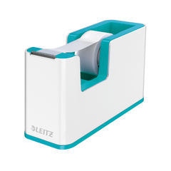 View more details about Leitz WOW White-Ice Blue Dual Colour Tape Dispenser