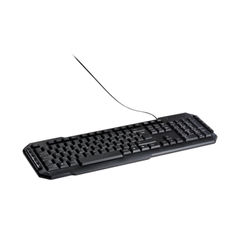 View more details about Q-Connect Ergonomic Wired Keyboard Black