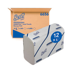 View more details about Scott Essential White Paper Hand Towels 12 Clips x 340