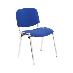 View more details about First Ultra Blue/Chrome Multipurpose Stacker Chair