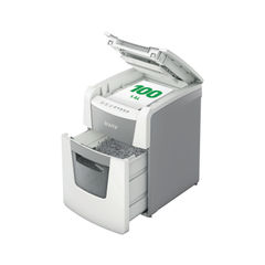 View more details about Leitz IQ Autofeed Small Office 100 P4 Cross Cut Paper Shredder