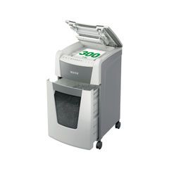 View more details about Leitz IQ Autofeed Office 300 Cross-Cut P-4 Shredder White