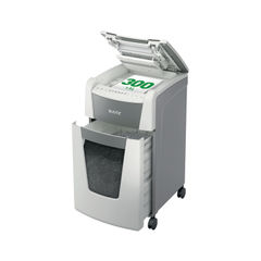 View more details about Leitz IQ Autofeed Office 300 Micro-Cut P-5 Shredder White