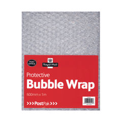 View more details about PostPak 600m x 1m Protective Bubble Wrap (Pack of 6)