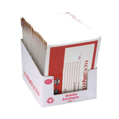 View more details about Post Office Postpak Size 1 Bubble Envelopes (Pack of 100)