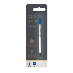 View more details about Parker Blue Medium Rollerball Refills (Pack of 12)