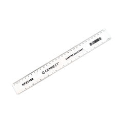 View more details about Q-Connect 30cm Clear Ruler (Pack of 10)