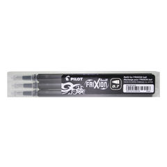 View more details about Pilot FriXion Rollerball Pen Refill Medium Black (Pack of 3)