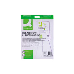 View more details about Q-Connect A1 Self-Adhesive Flipchart Pad (Pack of 2)