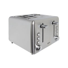 View more details about Igenix 4-Slice Stainless Steel Toaster