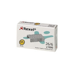 View more details about Rexel No.56 Metal 26/6mm Staples (Pack of 1000)