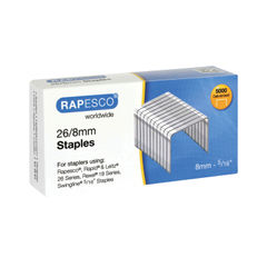 View more details about Rapesco 26/8mm Staples (Pack of 5000)