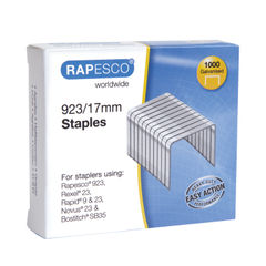View more details about Rapesco 923/17mm Staples (Pack of 1000)